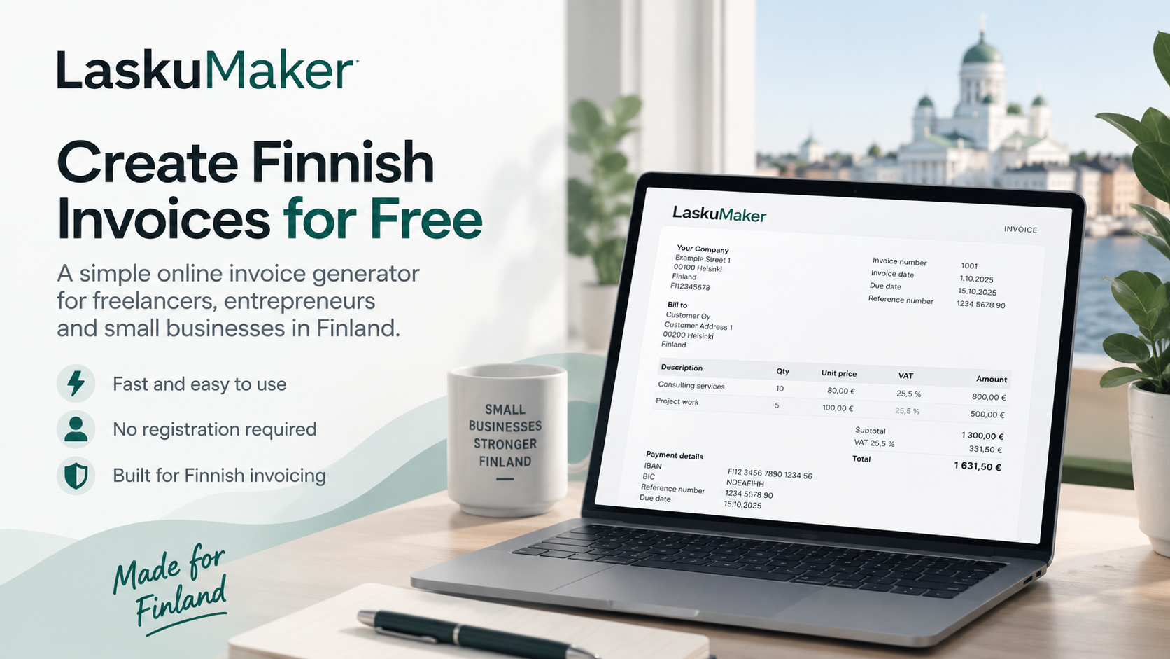 Free Finland Invoice Generator