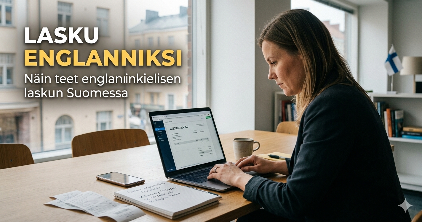 Lasku englanniksi – näin teet englanninkielisen laskun Suomessa