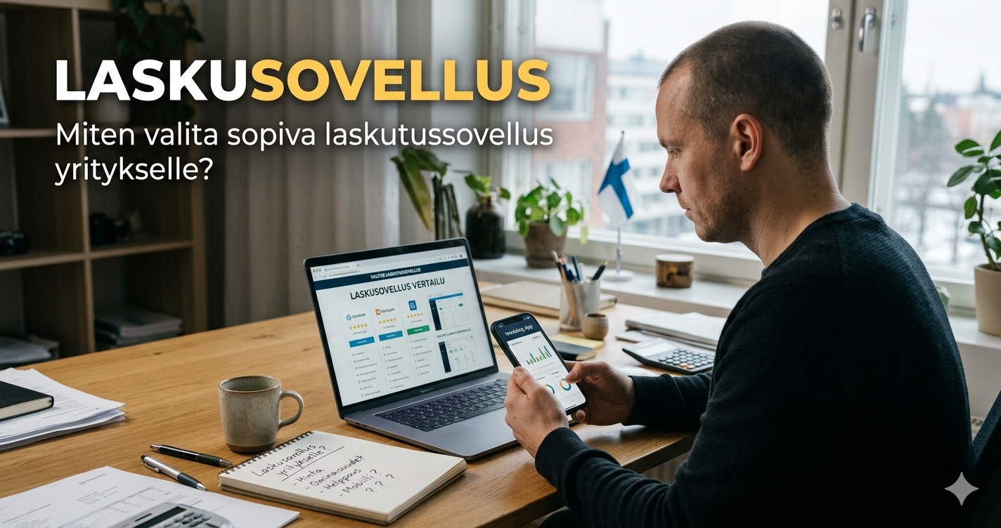 Laskusovellus – miten valita sopiva laskutussovellus yritykselle